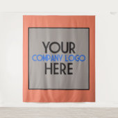 Hintergrund für das Logo der Corner Company Busine Wandteppich (Vorderseite)