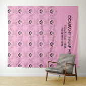 Hintergrund für das personalisierte Firmenlogo Wandteppich (Beispiel (Horizontal))