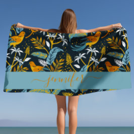 Hintergrund für das personalisierte Muster Strandtuch