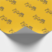 Hintergrund für das Schildkrötenpapier Gelb Geschenkpapier (Ecke)