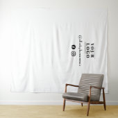 Hintergrund für das Social Media-Foto von Künstler Wandteppich (Beispiel (Horizontal))