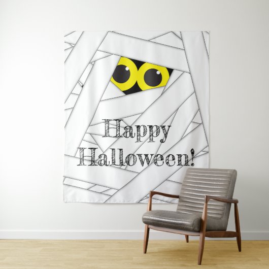 Hintergrund für das Whimsical Mummy-Halloween-Part Wandteppich (Beispiel)