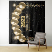 Hintergrund für das Wiedersehen-Foto der Neujahrsf Wandteppich (Beispiel)