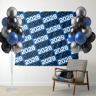 Hintergrund für den blauen und schwarzen Abschluss Wandteppich