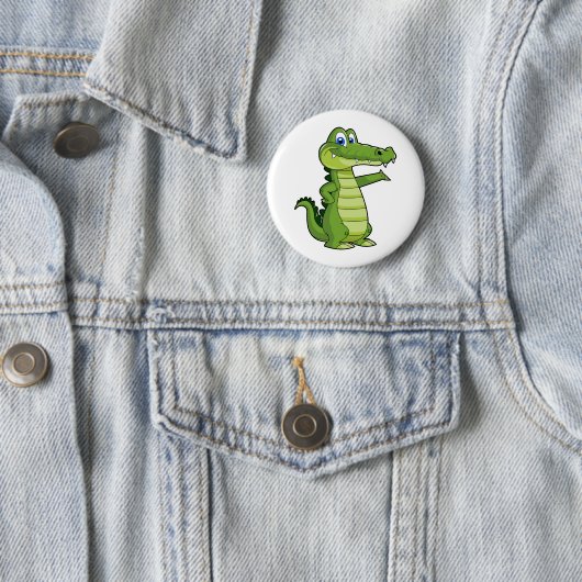 Hintergrund für den Cartoon-Alligator Button (Beispiel)
