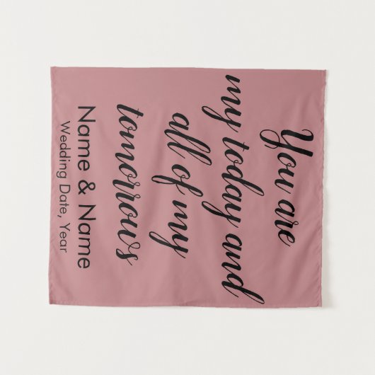 Hintergrund für den Empfang, Rustikaler Rücken Wandteppich (Vorderseite (Horizontal))