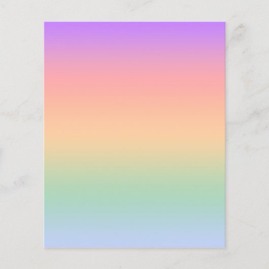 Hintergrund für den Farbverlauf bei Regenbogenfarb (Vorderseite)