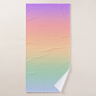 Hintergrund für den Farbverlauf bei Regenbogenfarb Badehandtuch