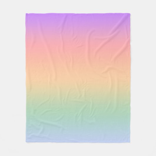 Hintergrund für den Farbverlauf bei Regenbogenfarb Fleecedecke (Vorderseite)
