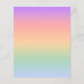 Hintergrund für den Farbverlauf bei Regenbogenfarb Flyer (Hinten)