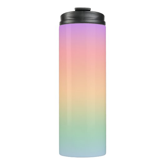 Hintergrund für den Farbverlauf bei Regenbogenfarb Thermosbecher (Vorderseite)