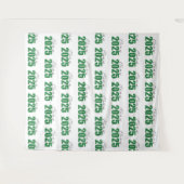 Hintergrund für den grünen Glitzer der 2025-Foto-K Wandteppich (Vorderseite (Horizontal))