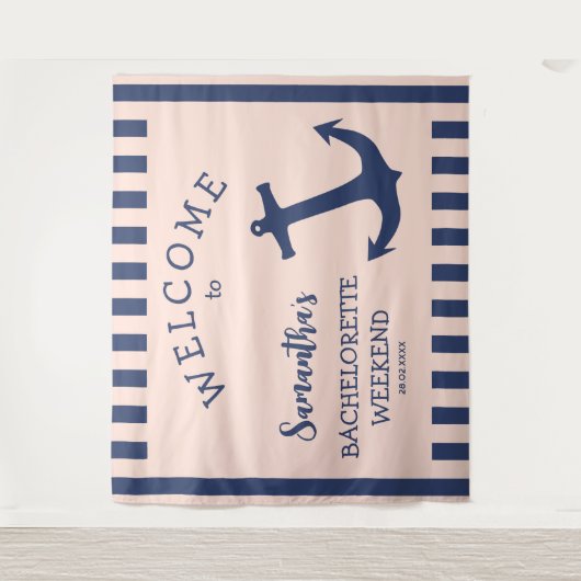 Hintergrund für den Junggeselinnen-Abschied des An Wandteppich (Vorderseite)
