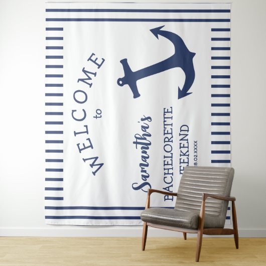Hintergrund für den Junggeselinnen-Abschied des An Wandteppich (Beispiel)