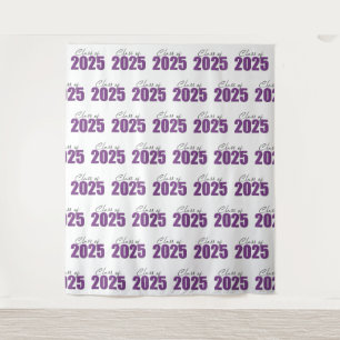 Hintergrund für den lila Glitzer der 2025 Foto-Kla Wandteppich