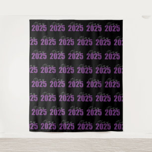 Hintergrund für den lila Glitzer der 2025 Foto-Kla Wandteppich