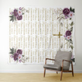 Hintergrund für den Lila Goldschritt und die Wiede Wandteppich (Beispiel (Horizontal))