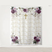 Hintergrund für den Lila Goldschritt und die Wiede Wandteppich (Vorderseite)