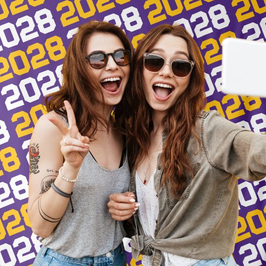 Hintergrund für den lila und Gold-Abschluss Wandteppich