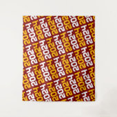 Hintergrund für den Maroon und den Gold Abschluss Wandteppich (Vorderseite)