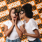 Hintergrund für den Orange- und Black Class Year-A Wandteppich