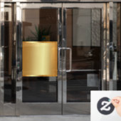 Hintergrund für den QR-Code Ihres Logos Fensteraufkleber (Büro Tür)