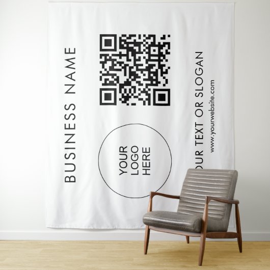 Hintergrund für den QR-Code im Party von Veranstal Wandteppich (Beispiel)