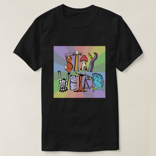 Hintergrund für den Regenbogen-T - Shirt bleibe (Design vorne)