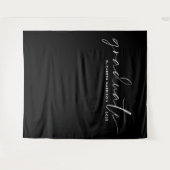 Hintergrund für den schwarzen Abschluss mit weißem Wandteppich (Vorderseite (Horizontal))