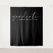 Hintergrund für den schwarzen Abschluss mit weißem Wandteppich (Vorderseite)