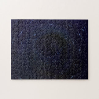 Hintergrund für den Schwarzen Loch - Blau Puzzle