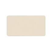 Hintergrund für den weißen Tan von Elfenbeincreme Adressaufkleber (Vorne)