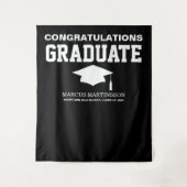 Hintergrund für die Ankündigung von Black 3 Foto A Wandteppich (Vorderseite)