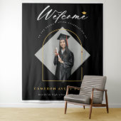 Hintergrund für die Arch Tassels Foto Abschluss-Be Wandteppich (Beispiel)