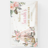 Hintergrund für die Begrüßung von Waldtieren im Bo Banner (Vertikal)