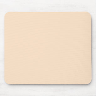Hintergrund für die Bisque Beige Creme Solid Trend Mousepad