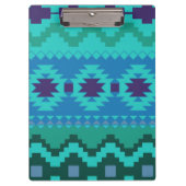 Hintergrund für die blaue Textiliengestaltung Tren Klemmbrett (Vorderseite)