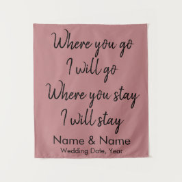 Hintergrund für die Christliche Zeremonie der Deko Wandteppich