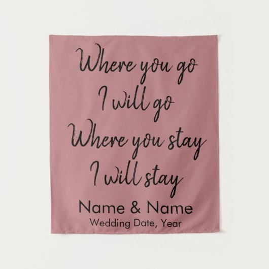 Hintergrund für die Christliche Zeremonie der Deko Wandteppich (Vorderseite)