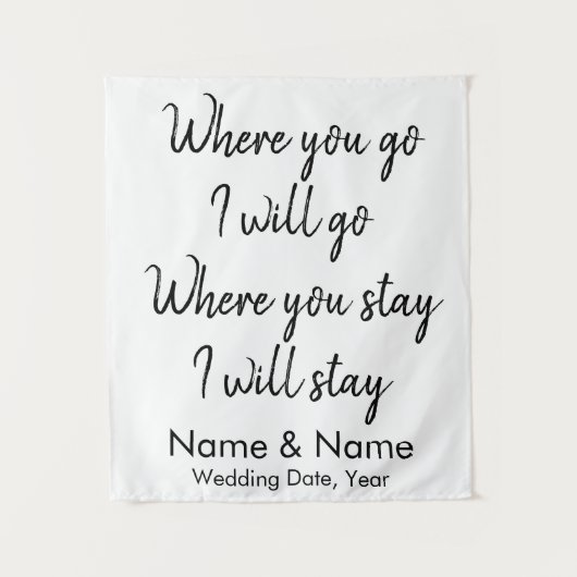 Hintergrund für die Christliche Zeremonie der Deko Wandteppich (Vorderseite)