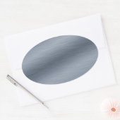 Hintergrund für die Darstellung aus gebürstetem St Ovaler Aufkleber (Umschlag)