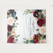 Hintergrund für die Dekoration des Brautparty von  Wandteppich (Vorderseite (Horizontal))