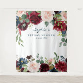 Hintergrund für die Dekoration des Brautparty von  Wandteppich (Vorderseite)