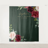 Hintergrund für die Dekoration des Brautparty von  Wandteppich (Vorderseite)