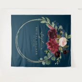 Hintergrund für die Dekoration des Brautparty von Wandteppich (Vorderseite (Horizontal))