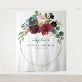 Hintergrund für die Dekoration des Brautparty von  Wandteppich (Vorderseite)