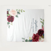 Hintergrund für die Dekoration des Brautparty von  Wandteppich (Vorderseite (Horizontal))