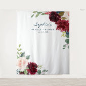 Hintergrund für die Dekoration des Brautparty von  Wandteppich (Vorderseite)