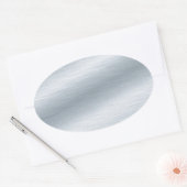 Hintergrund für die gebürstete Silber-Darstellung Ovaler Aufkleber (Umschlag)