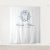 Hintergrund für die Hochzeit des Vintagen Regency Wandteppich (Vorderseite)